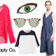 Alexa Blouse, $26 | Dream Collective Third Eye Barrette, $43 | Komono Francis Sunglasses, $45 | Just Female Gibbs Blouse, $78 | Farrow Deep V Jumpsuit, $43 | Arid Top, $39